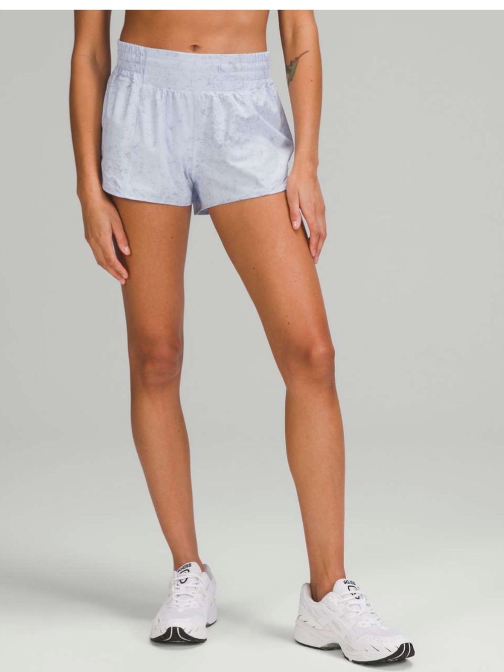 lululemon athletica Light Blue Athletic Shorts